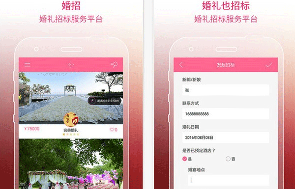 婚礼筹划app开发制定完善婚庆方案--软件开发公司深圳东方智启科技