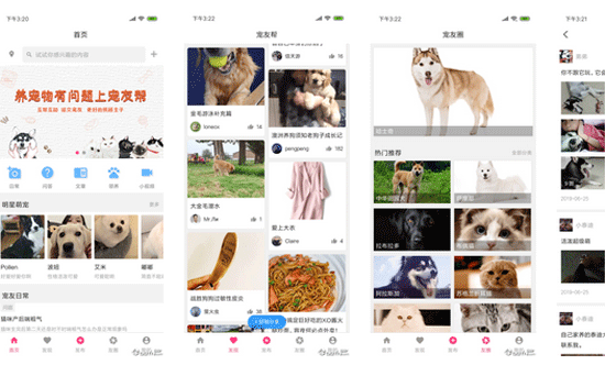 宠物行业app开发帮助用户学习养宠物的内容