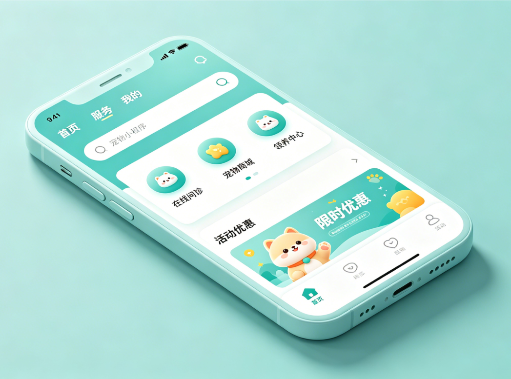 东方智启科技APP开发-宠物服务小程序开